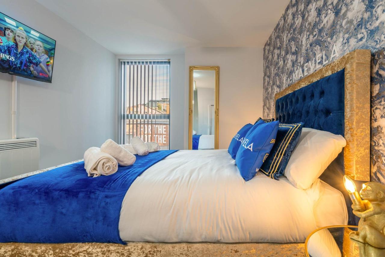 Maevela Apartments - Huge 7Ft Emperor Luxury 2 Bed Apartment - With Parking - New Build - City Centre, Digbeth - Rooftop Terrace - Ps4 & Smart Tv'S Birmingham Esterno foto