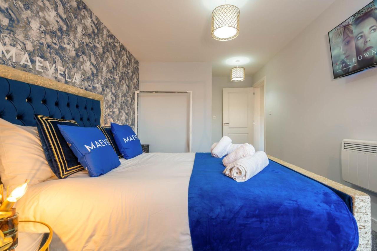 Maevela Apartments - Huge 7Ft Emperor Luxury 2 Bed Apartment - With Parking - New Build - City Centre, Digbeth - Rooftop Terrace - Ps4 & Smart Tv'S Birmingham Esterno foto