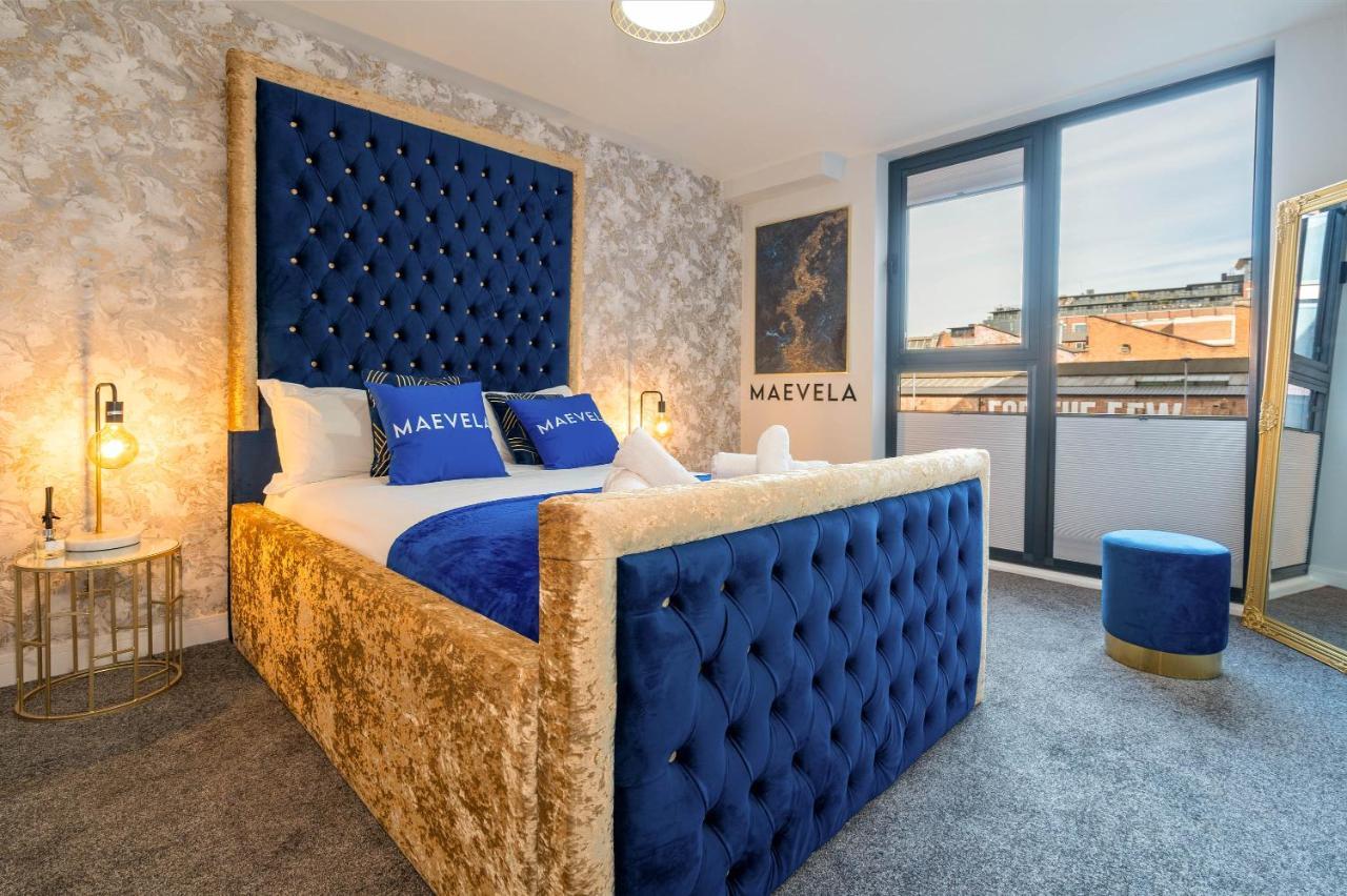 Maevela Apartments - Huge 7Ft Emperor Luxury 2 Bed Apartment - With Parking - New Build - City Centre, Digbeth - Rooftop Terrace - Ps4 & Smart Tv'S Birmingham Esterno foto