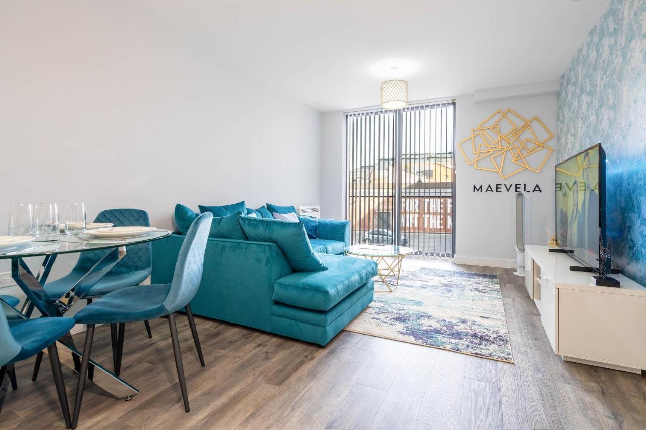 Maevela Apartments - Huge 7Ft Emperor Luxury 2 Bed Apartment - With Parking - New Build - City Centre, Digbeth - Rooftop Terrace - Ps4 & Smart Tv'S Birmingham Esterno foto