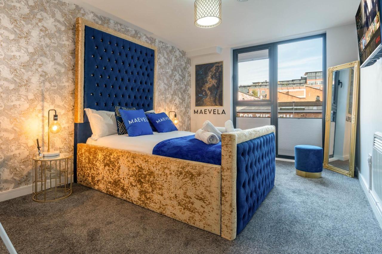 Maevela Apartments - Huge 7Ft Emperor Luxury 2 Bed Apartment - With Parking - New Build - City Centre, Digbeth - Rooftop Terrace - Ps4 & Smart Tv'S Birmingham Esterno foto