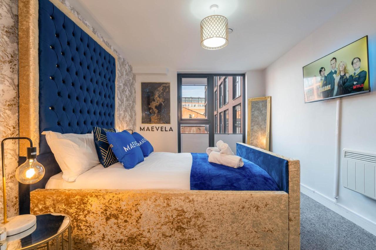 Maevela Apartments - Huge 7Ft Emperor Luxury 2 Bed Apartment - With Parking - New Build - City Centre, Digbeth - Rooftop Terrace - Ps4 & Smart Tv'S Birmingham Esterno foto